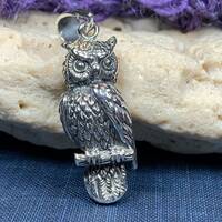 Celtic Owl Necklace, Nature Jewelry