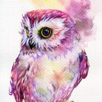 PRINT - Pink - Watercolor painting 7.5 x 11”