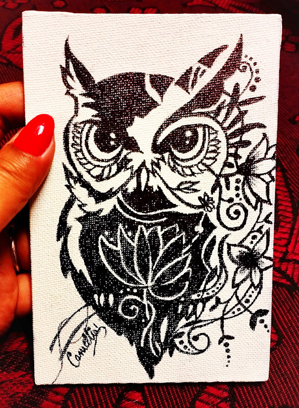 Florowl drawing