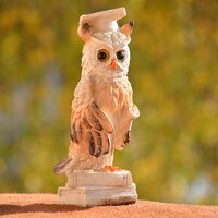 Handmade Owl Figurine, Perfect Graduation Gift for Owl Lovers