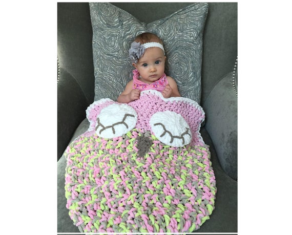 Crochet Pattern for Owl Car Seat Cozy