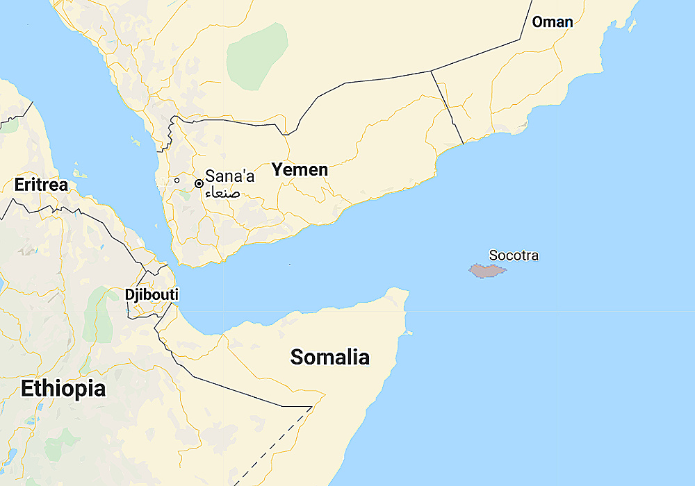 Range of Socotra Scops Owl (Otus socotranus)